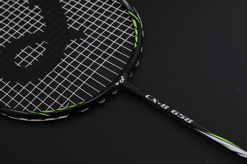 Premium Carbon Feather Racket CX-B658 Lux Yellow