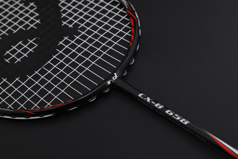 Premium Carbon Feather Racket CX-B658 Red