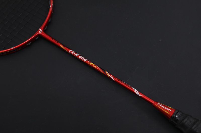 Premium Carbon Badminton Racket CX-B668 Crimson