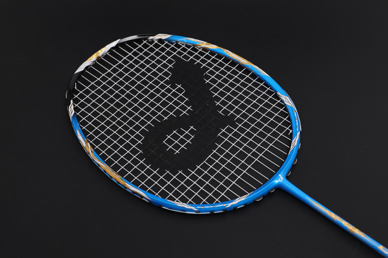 Premium Carbon Badminton Racket Cx-b668 Blue