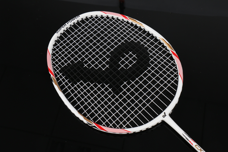 Aluminium Alloy Fibreglass Medio poli Integrated Badminton Racket CX-B518