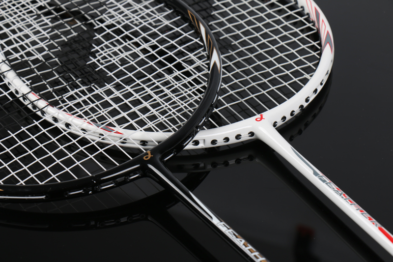 Aluminium Alloy Fibreglass Medio poli Integrated Badminton Racket CX-B518